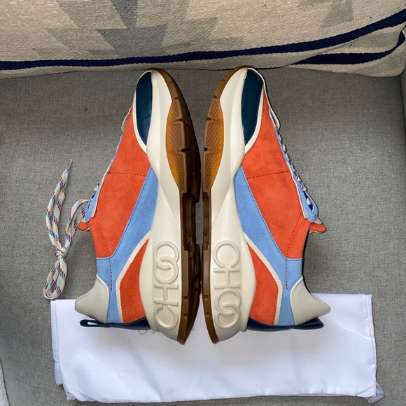 JIMMY CHOO raine retro 90's men sneakers size 41 NWT - Picture 5 of 12